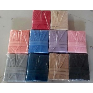  Kadife Renkli toptan bornozlar